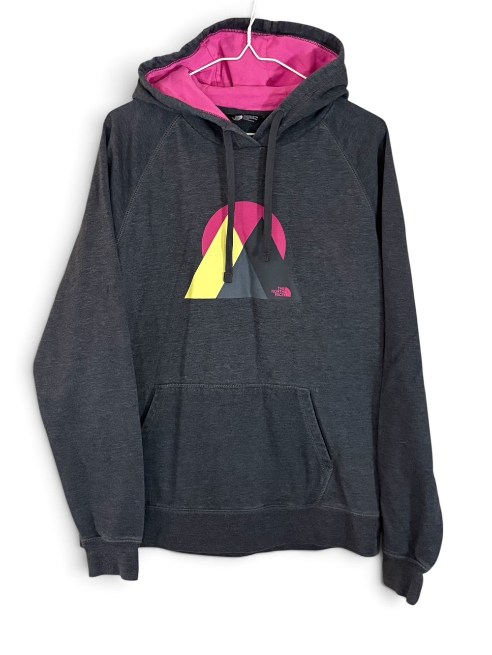 The North Face Charcoal Logo Hoodie Sweatshirt